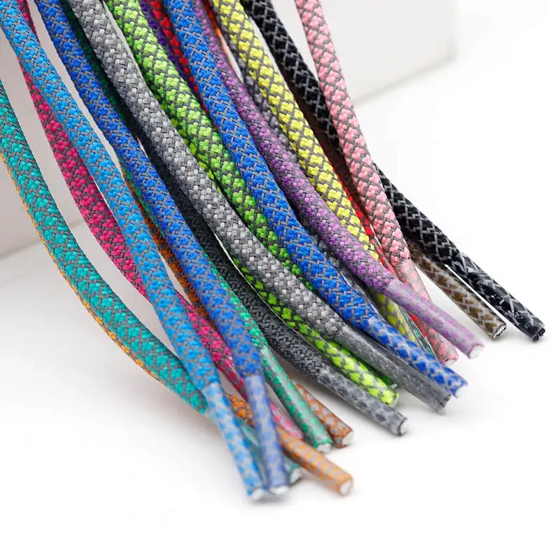 Coolstring Adult Size Lace 4.5MM Light Reflective Grown-up Charmed Rope 120-180CM Length Selectable Shoe Accessory Wholesale