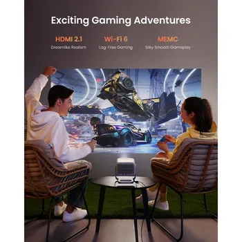 JMGO N1 Portable Projector 1080P FHD, 4K Supported, 150