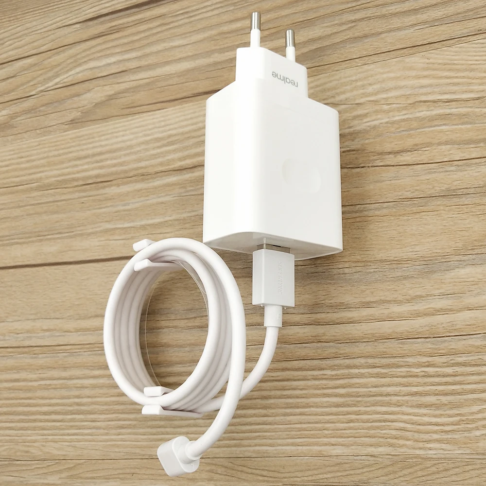 Original EU Realme Charger 33W Super Dart Charging For Realme