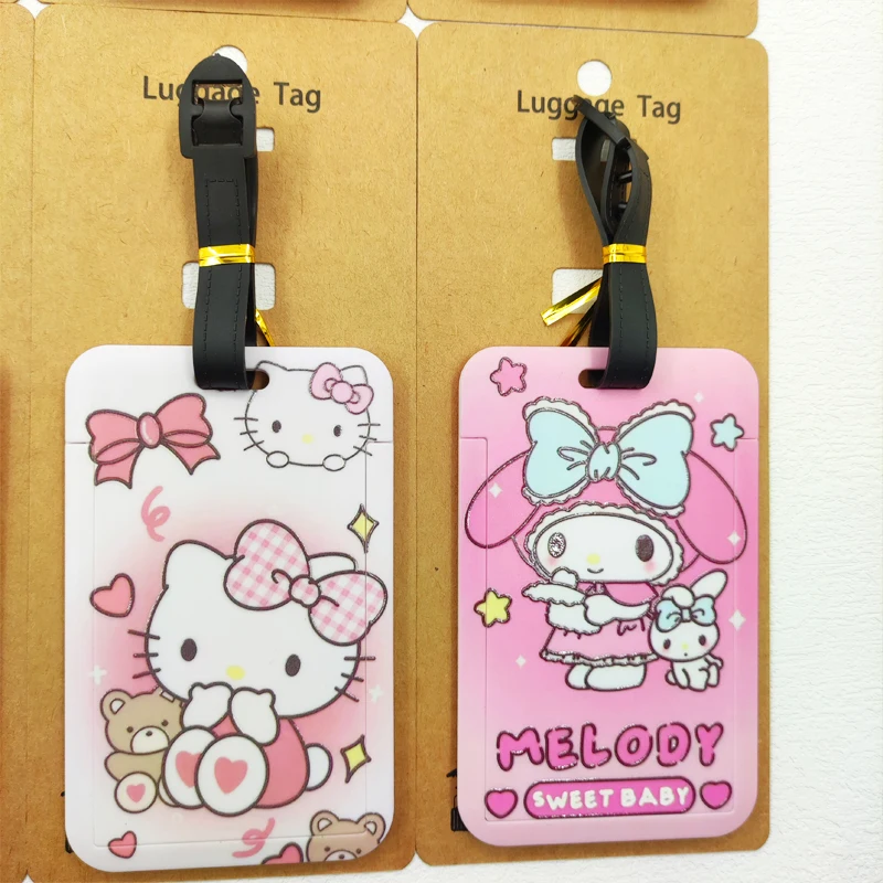 Kuromi, My Melody Et Hello Kitty Lot De 4 étiquettes De