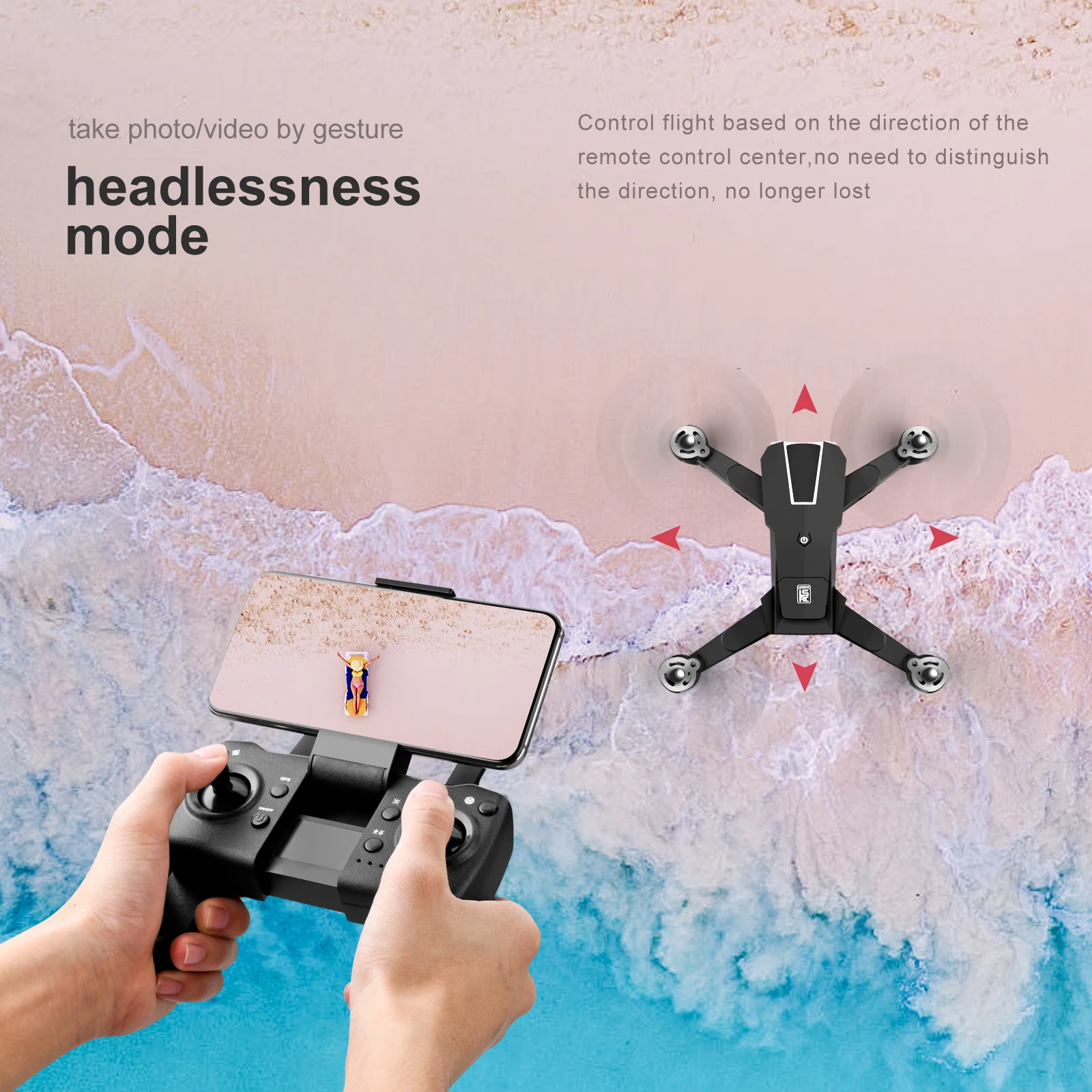 LS25 Drone 6K Profesional HD Dual Camera Quadcopter GPS Optical Flow Wide Angle Foldable Rc Helicopter Wifi 5G Toys Gift 2.4 g remote control quadcopter