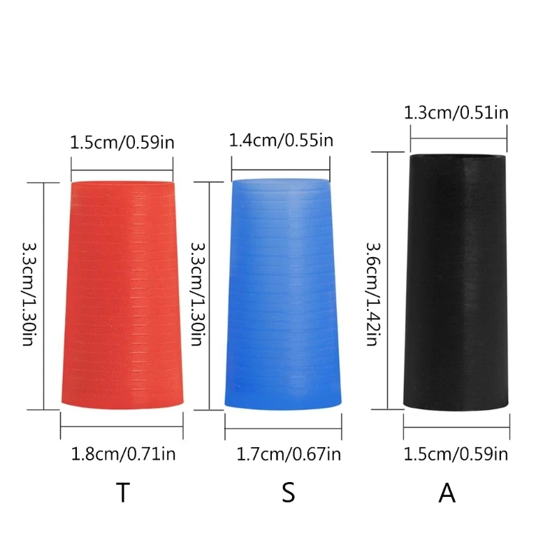 Saxophone Neck Cork Silicone Cover Durable Recyclable For Alto Sax saxophone accessories