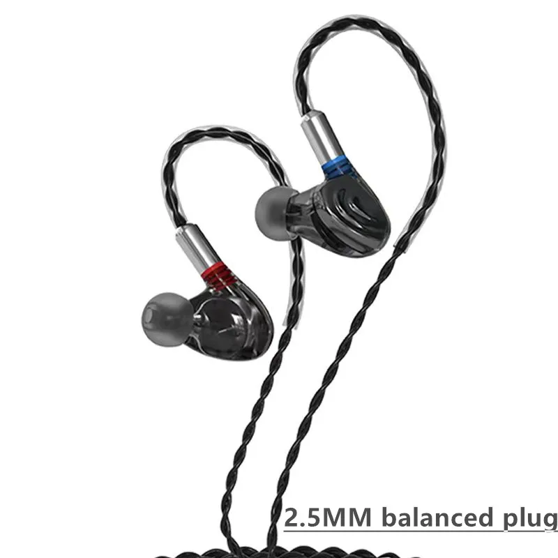 SENFER DT6 MAX Knoweles 1BA 1DD Piezo Hybrid In Ear Earphone HIFI DJ Running Sports Earplug Earbuds 3.5\2.5\4.4MM Plug Cable bluetooth headset Earphones & Headphones