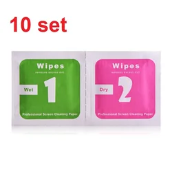 Disposable Screen Cleaning Wipes Set for Lens and Screen Dust Removal (10Set)