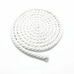 2 - Meter Braided Macrame Cotton Rope for DIY Crafts and Sewing Accessories (White)