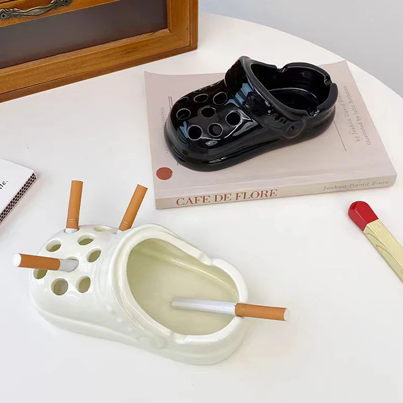 Ceramic Ashtray for Car Interior Office Living Room