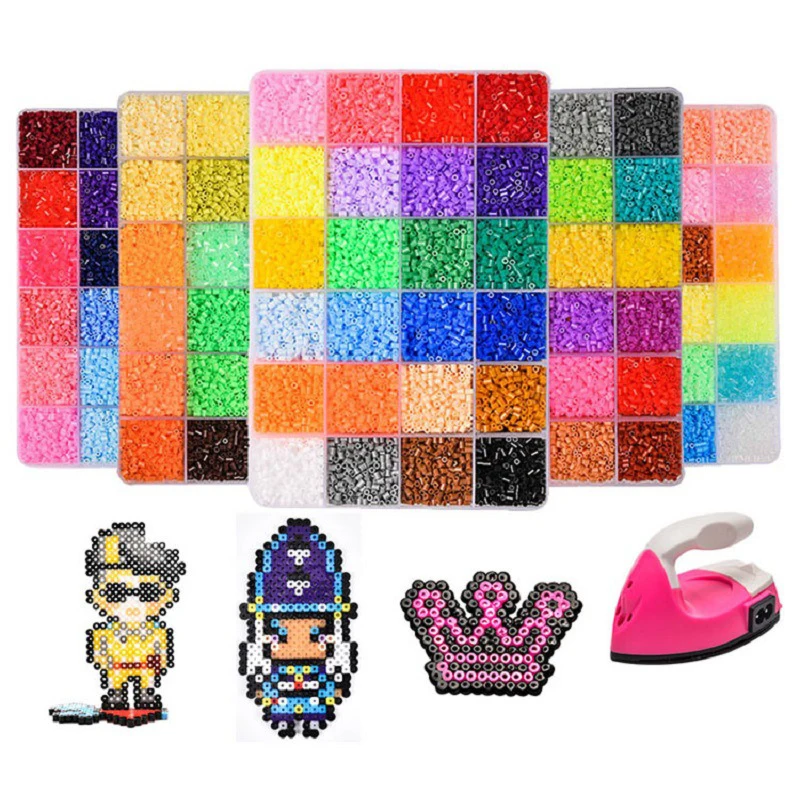 Black+white 2.6mm Hama Beads 72 Colors For Choose Kids Education Diy Toys 100% Quality Guarantee New Perler Beads Wholesale