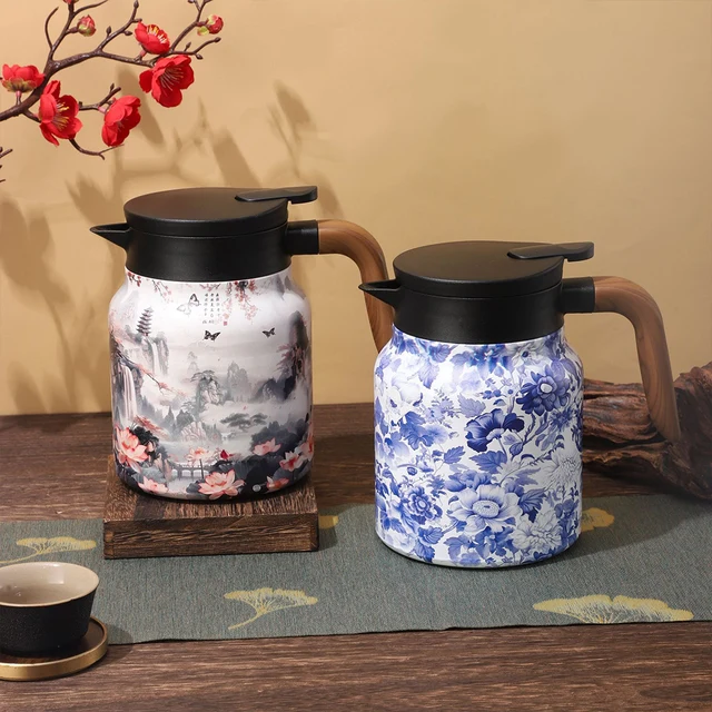 Floral Tea Thermos Kettle 2