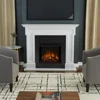 Thayer 55” Electric Fireplace with Mantel for Living Room or Bedroom, Replaceable Fireplace Insert Heater 6