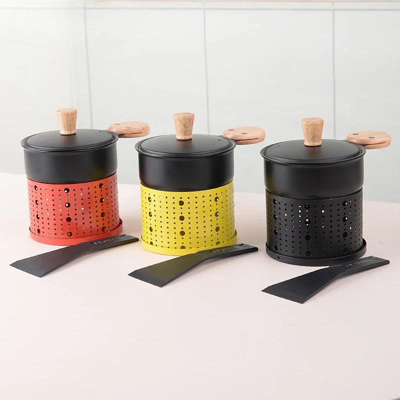 s Kitchen Tools Gadgets Melting Pot Butter Warmers Chocolate Fondue Kit
