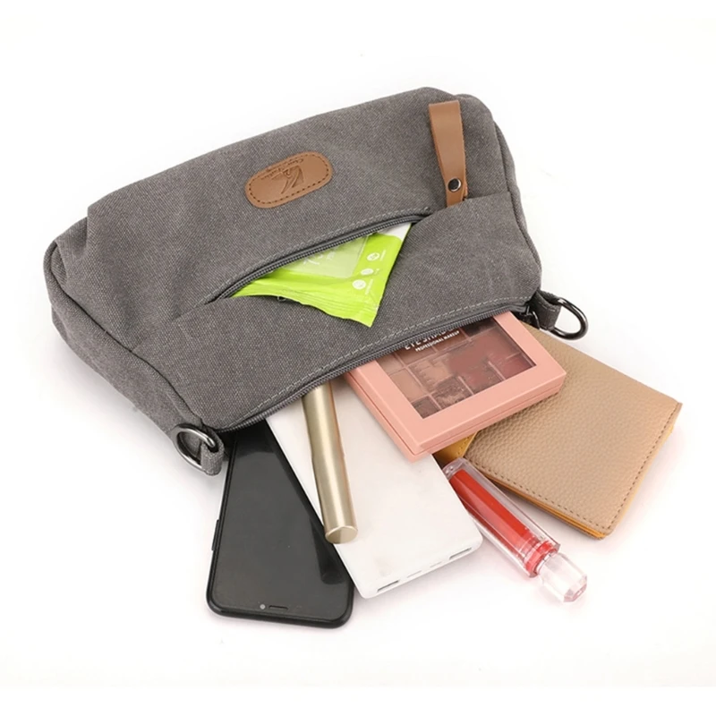 

Многофункциональная женская сумка-тоут Элегантная холщовая сумка через плечо для путешествий, школы и бизнеса