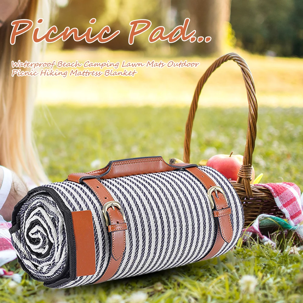 Waterproof Beach Camping Lawn Mats Outdoor Picnic Hiking Mattress Sleep