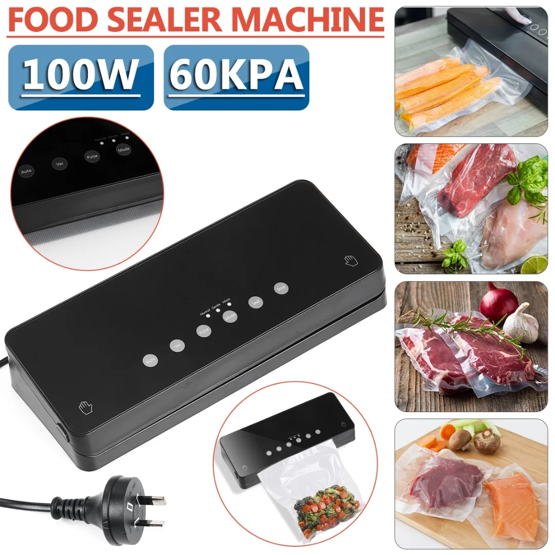 

New Arrival 1 Pc Vacuum Sealer Food Saver Sealing Machine Meal Fresh Packing Seal Home Storage Organization Kitchen Storage