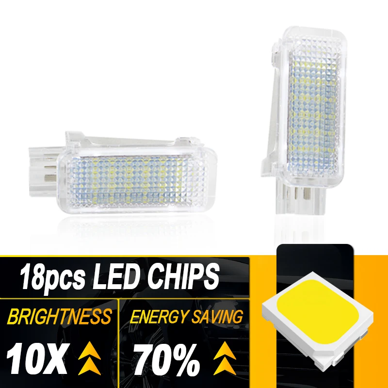 Lot De 2 Lampes LED Pour Coffre (6000K) - Compatible For Audi