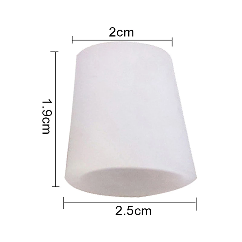 6pcs/lot Silicone Gel Little Toe Tube Corns Blisters Corrector Pinkie Protector Gel Bunion Toe Finger Protection Sleeve