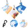 3 Pcs Key Chain Eye Glasses Lens Cleaning Cloths Metal Screen Wipes Electronics 1
