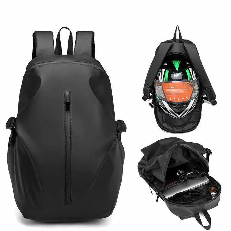

Motorcycle Helmet Bag Multi-functional Large-capacity Riding Backpack Unisex Riding Waterproof Helmet Backpack