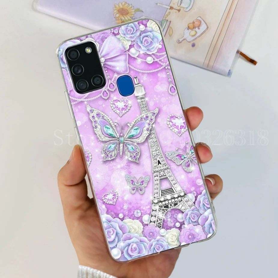 Stylish Painted Soft Slim Phone Case with Bumper