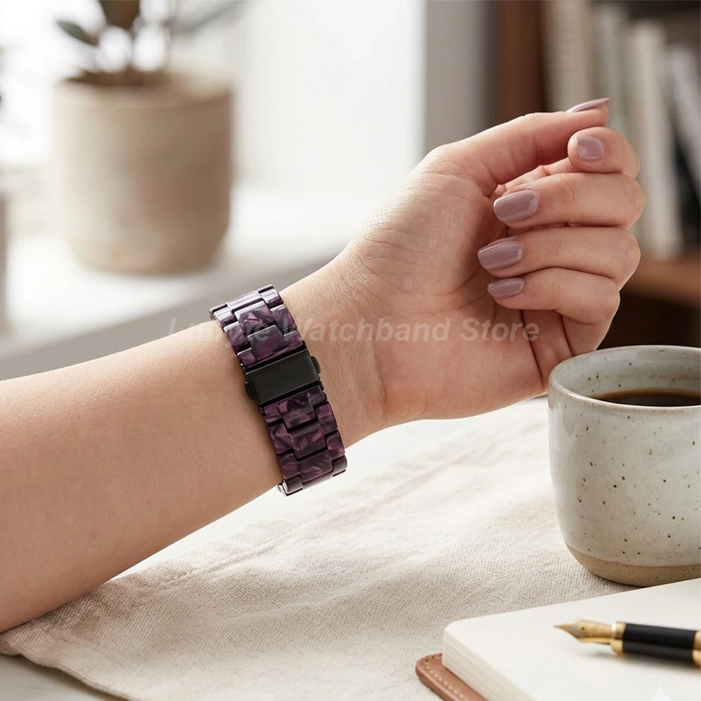 Colorful Resin Watch Band Strap for Smart and Traditional Watches