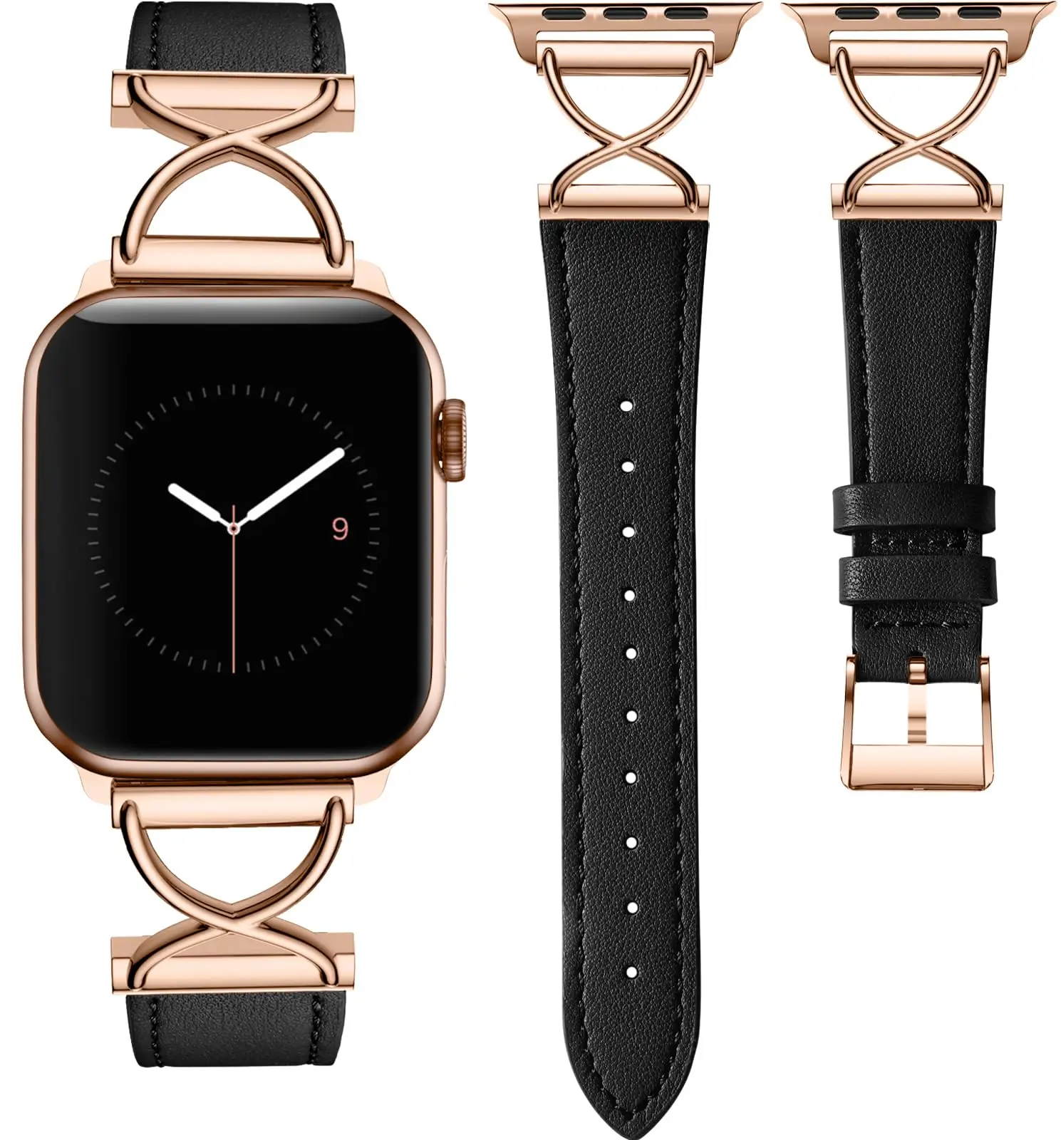 Luxurious Leather Watch Band - Elegant Strap