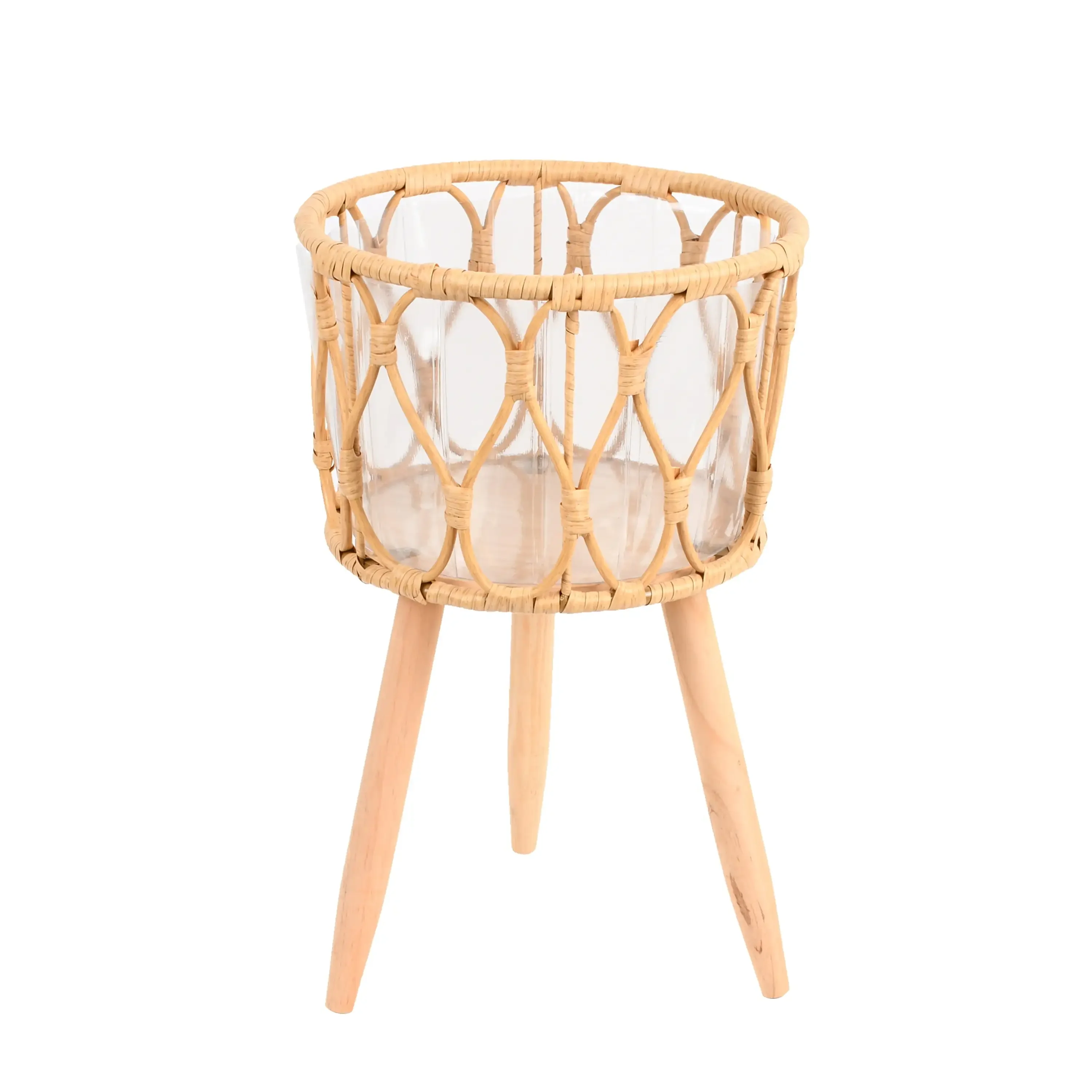 

Better Homes and Gardens 12 in Dia Willow Sage Beige Planter