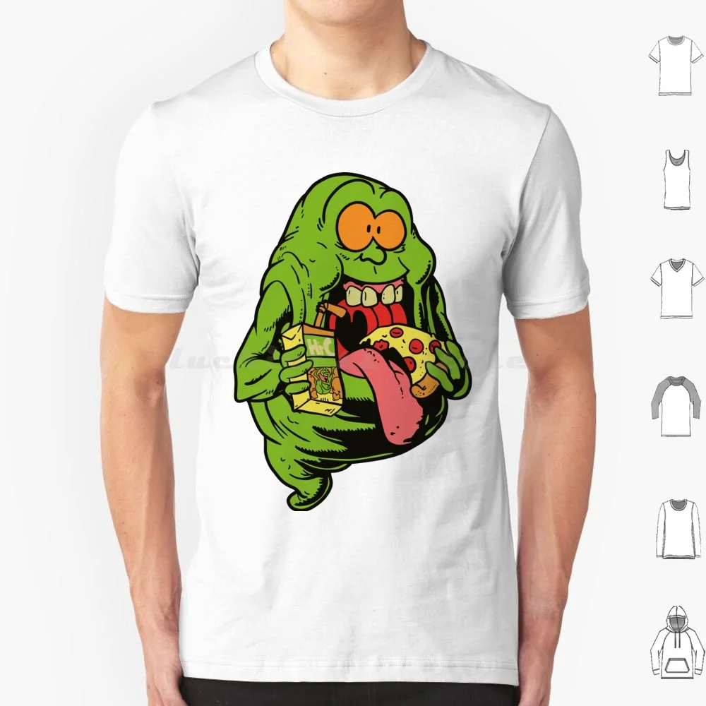 Maglietta Ghostbusters Big Size 100% Cotone Ghostbusters Ghost Slimer Ecto 1 Funny Vintage Film Film Comedy Venkman Buster