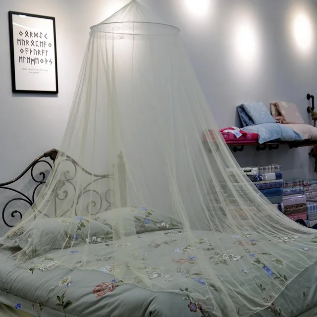 Romantic black mosquito net Mosquito net in summer Encrypted folding mosquito net Universal type suspended ceiling Home and Outd 5