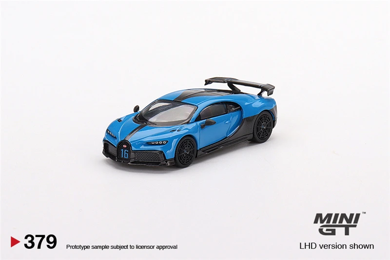 

MINI GT 1:64 Bugatti Chiron Pur Sport Blue LHD Diecast Model Car