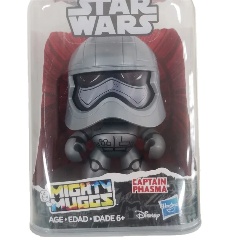 Sac Star Wars Figurine Mighty Muggs Captain Phasma Face Change Dolls Action Figure Toys Ornamenti Regalo Modello 12Cm