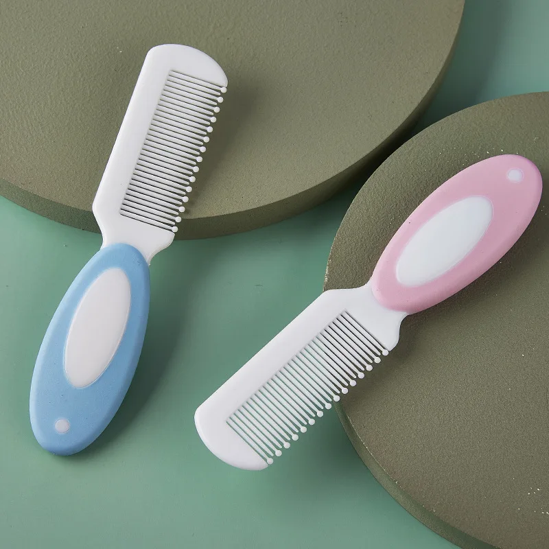 Baby Hair Brush Comb 2Pcs/set Anti-screw Edge Scalp Massager For Kids