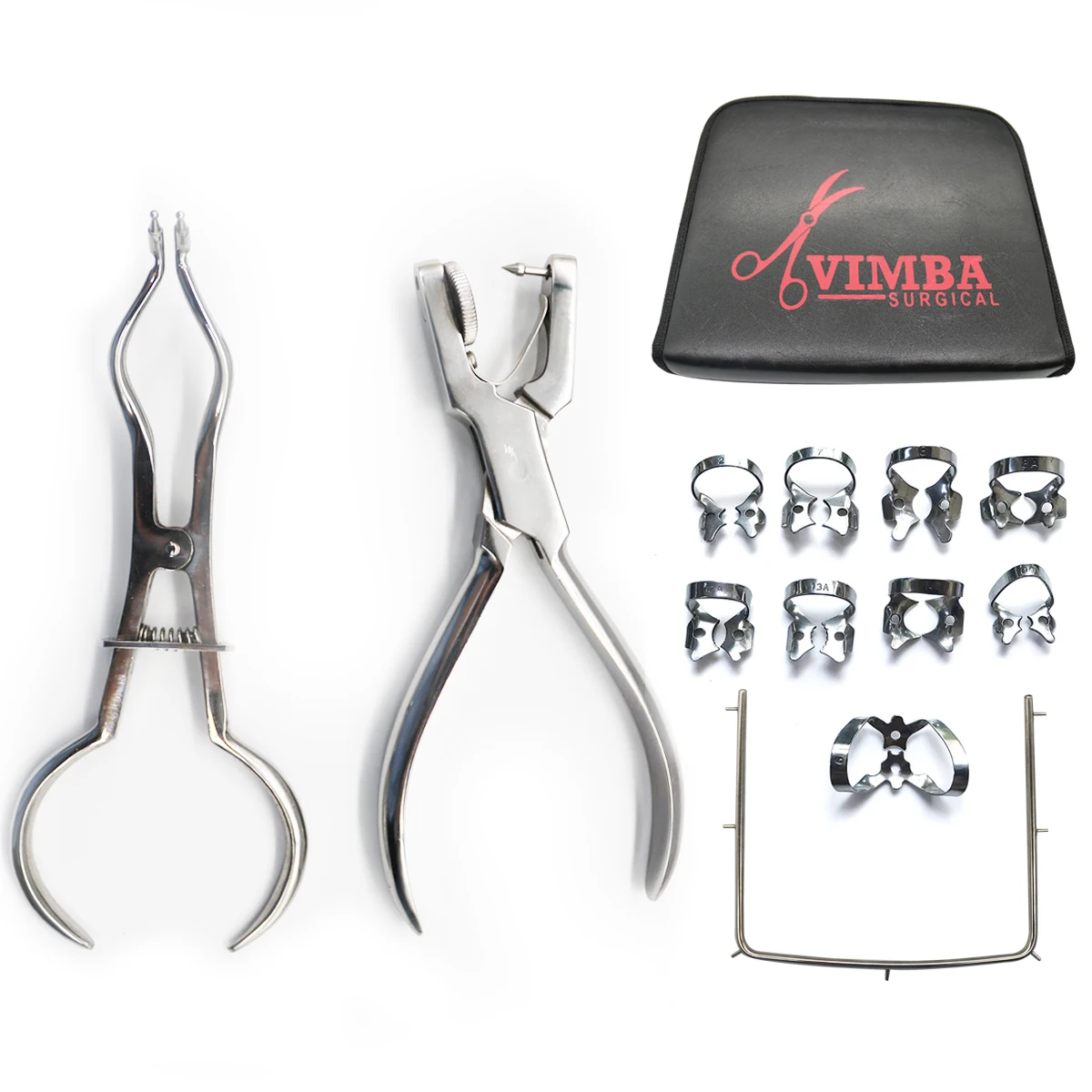 

12pcs/Set Dental Dam Perforator For Dentist Rubber Dam Puncher Pliers Teeth Lab Equipment Orthodontic Odontologia Tool