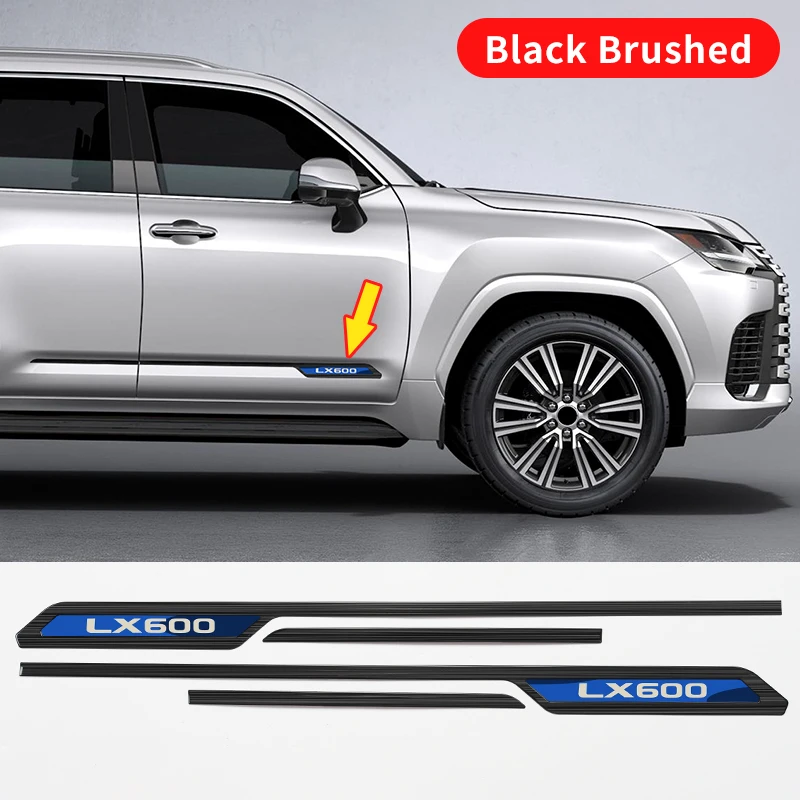 For Lexus Lx600 Door & Waist line kit Chrome Decoration Paste LX 600 Exterior Upgraded Accessories Modification body