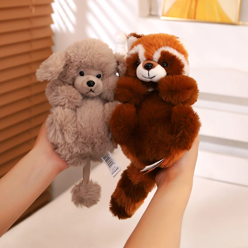 

Cute Soft Poodle Plush Toys Pillow Ornament Sofa Pillows Simulation Raccoon Dolls Plushies Toy Room Decoration