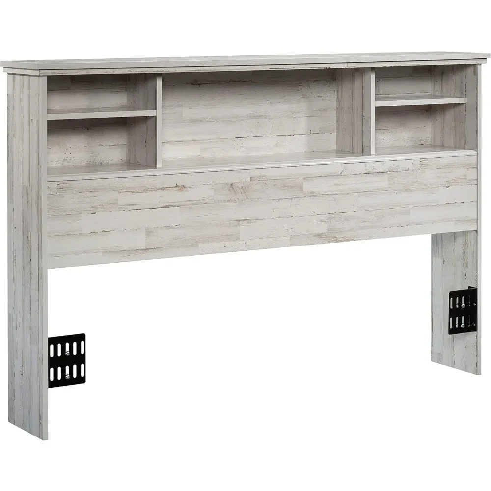 

Sauder River Ranch Full-Queen Headboard, White Plank Finish, Bedroom Furniture Head Board for Bed