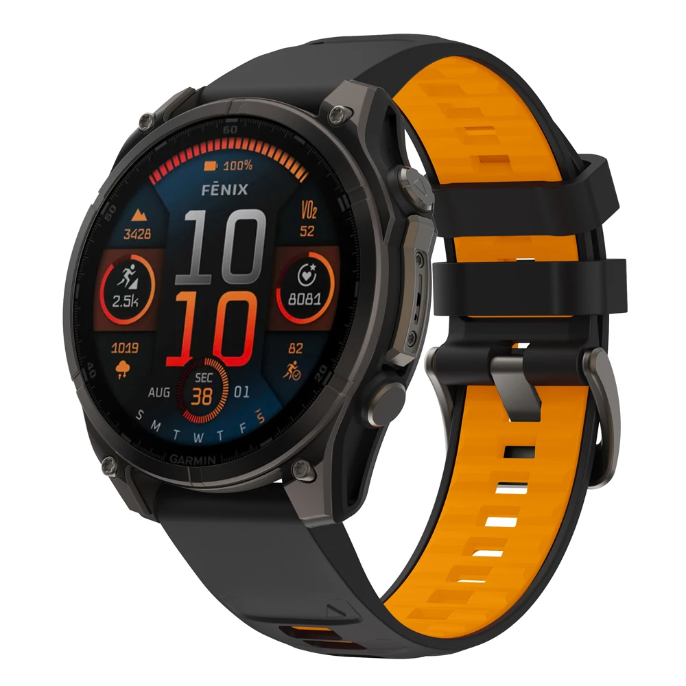 Silicone QuickFit Release Watch Band Strap | 22-26MM Bracelet