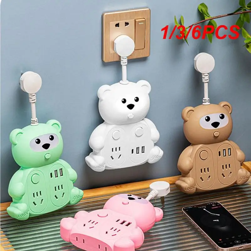 

1/3/6 шт., гибкая Usb-розетка