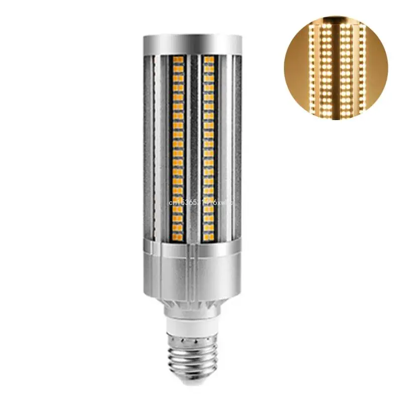 Dropship 슈퍼 밝은 옥수수 LED 전구 팬리스 E27 기본 상업용 LED 램프 6000K