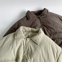 Manteau en coton pour enfants, nouveau Style d'hiver 2021, vêtements amples et épais en coton, vêtements d'hiver pour bébés, veste en coton, haut tendance 5