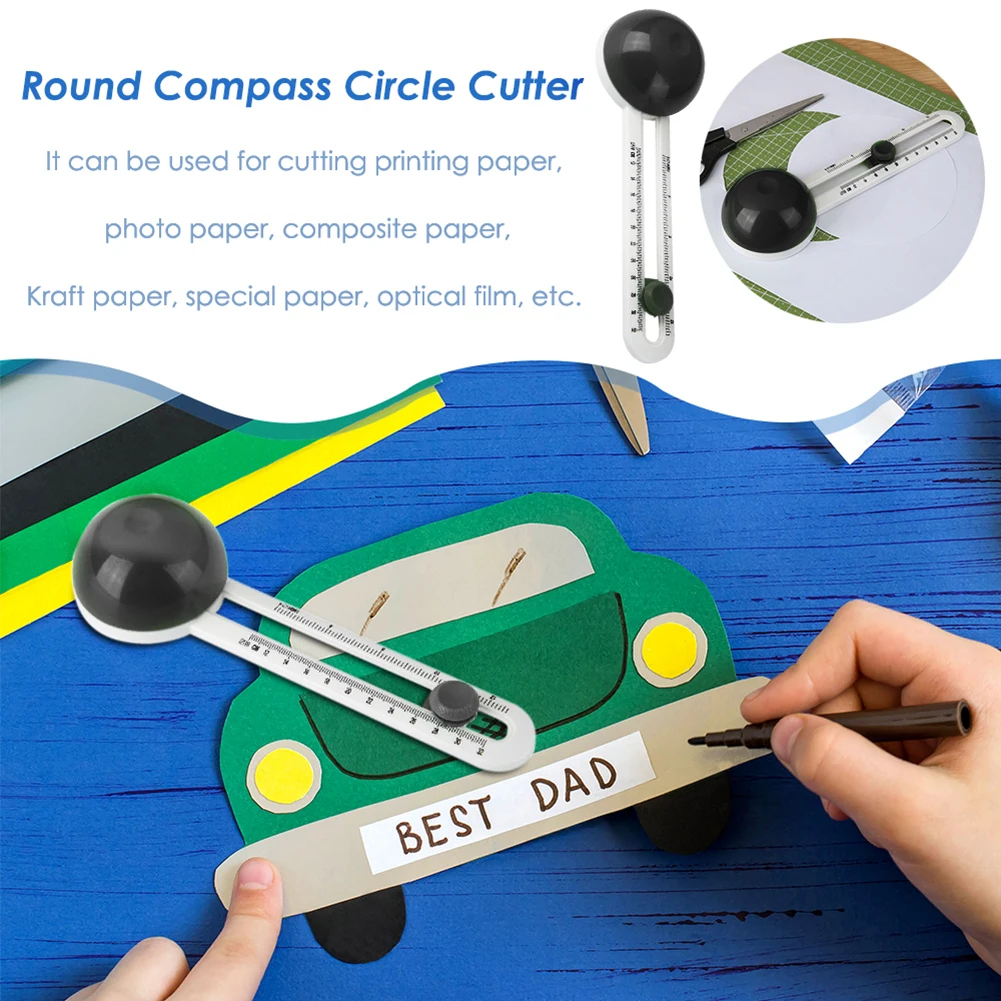 Circular Cutter Making Arts Circular Cards Cutters Handicraft Craft Supplies Family School for Hand Account Greeting Card