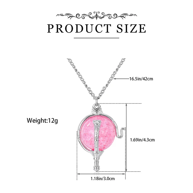 Classic Cartoon Tv Drama W.I.T.C.H. Series Necklace "Heart of Kandrakar" Pendant for Movie Fans Cosplay Jewelry Christmas 3