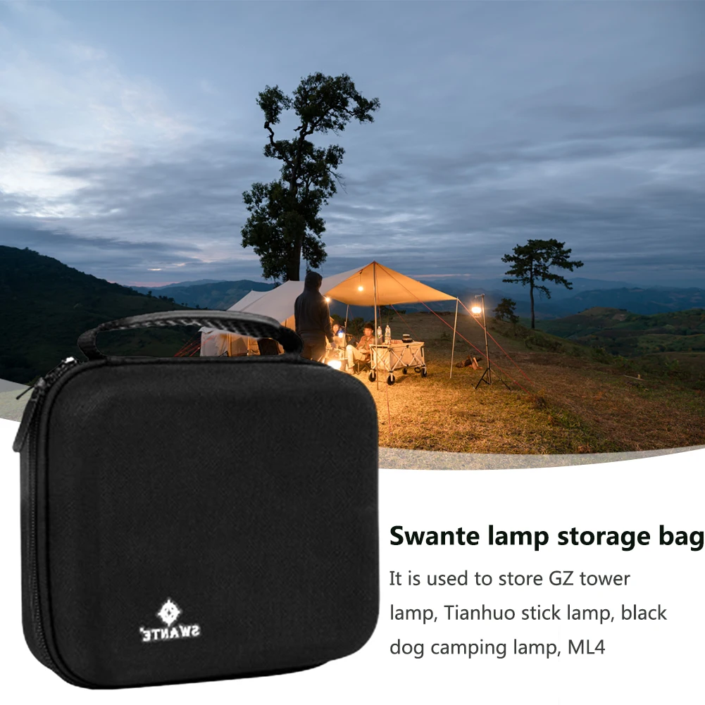 Swante Storage Bag Multifunction Portable Stick Light Storage Bag Lightweight Outdoor Hiking Picnic Tools for Goal Zero Light