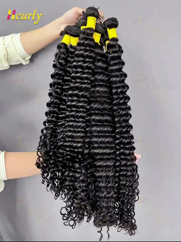 Loose Curly Human Hair Bundles 30 Inch human hair extensions