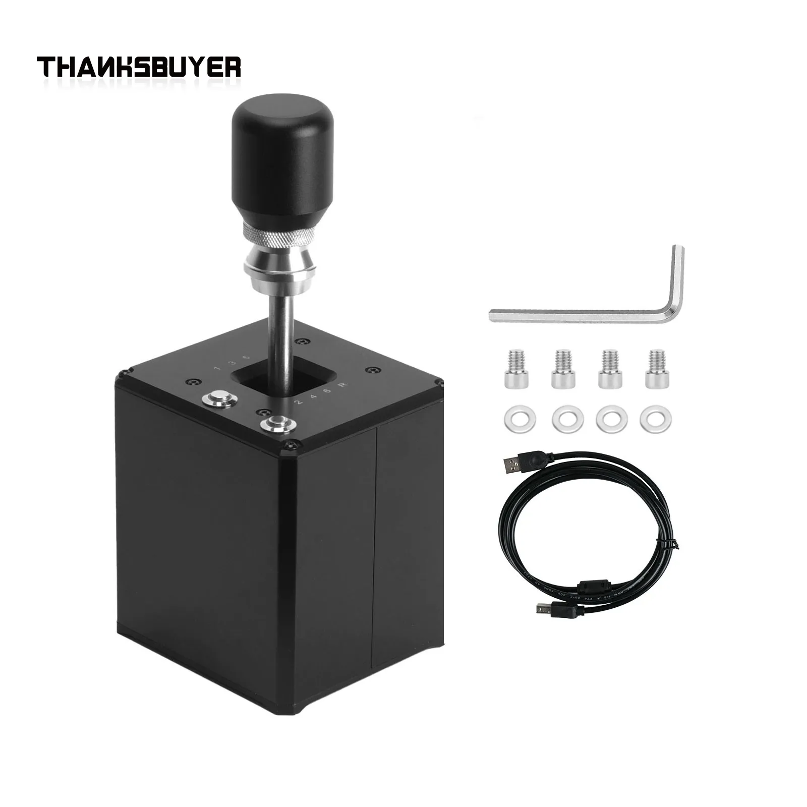 Sim Jack Hqb-Bc-B Hqb-Bc-N 6 + R Sim Racing H Shifter Cambio Manuale Per Logitech G27 Simmagic Thrustmaster