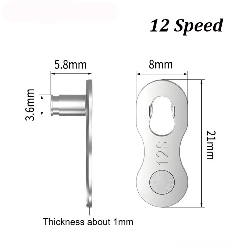 Bicycle Chain Connector Bicycle Chain Link Connector Joints Magic Buttons Cycling Speed Quick Master Links For Mountain Bike 6/7/8/9/10/11/12 S