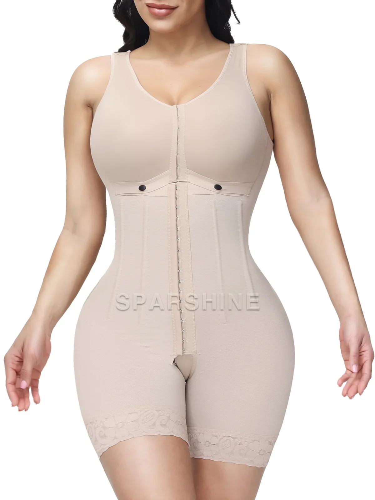 Fajas Reductoras Y Modeladoras Mujer Abdomen Control Adjustable Bodysuit Full Body Shaper Waist Trainer Slimming Shapewear