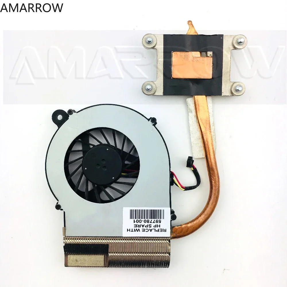 Original Cooler for HP CQ42 CQ62 G42 G62 Cooling Heatsink with Fan
