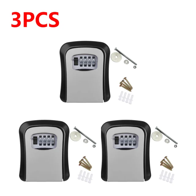 Grey 3pcs Key Box