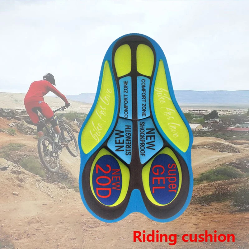 

Summer riding clothes pants pad outdoor riding moisture-wicking shock-absorbing high-density sponge silicone cushion