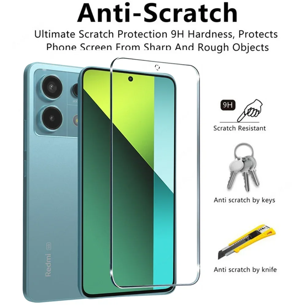 Premium Tempered Glass Screen Protector - 4-Pack