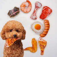 Funny Squeaky Toys For Small Medium Dogs Puppy Bite Resistant Simulated Dog Toy Meat Seafood Ice Cream Series Pet Product 1
